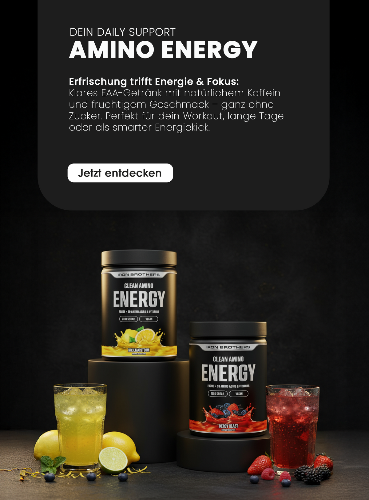 EAA Energy von Iron Brothers - Clean Amino Energy - Made in Germany