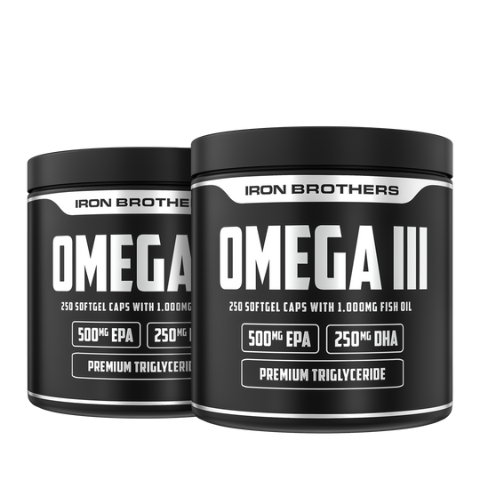 Omega 3 Doppelpack von Iron Brothers - Premium Triglyceride im Doppelpack