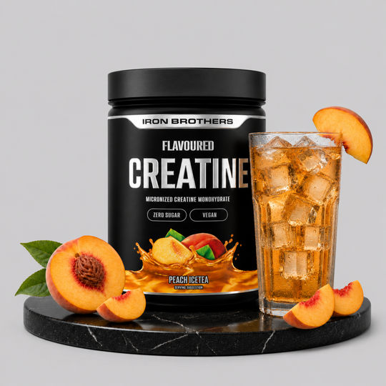 Creatine Flavoured, Peach  Icetea - Ultra Pure Creatine Monohydrate - Pfirsich Icetee Geschmack - Geschmack & Design #geschmack_peach-icetea