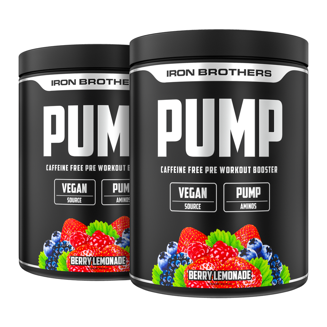 Pump Booster ohne Koffein für Späte Training ohne Schlaflosigkeit im Beutel mit 800g plus gratis Probe Bundle