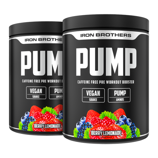 Pump Booster ohne Koffein für Späte Training ohne Schlaflosigkeit im Beutel mit 800g plus gratis Probe Bundle