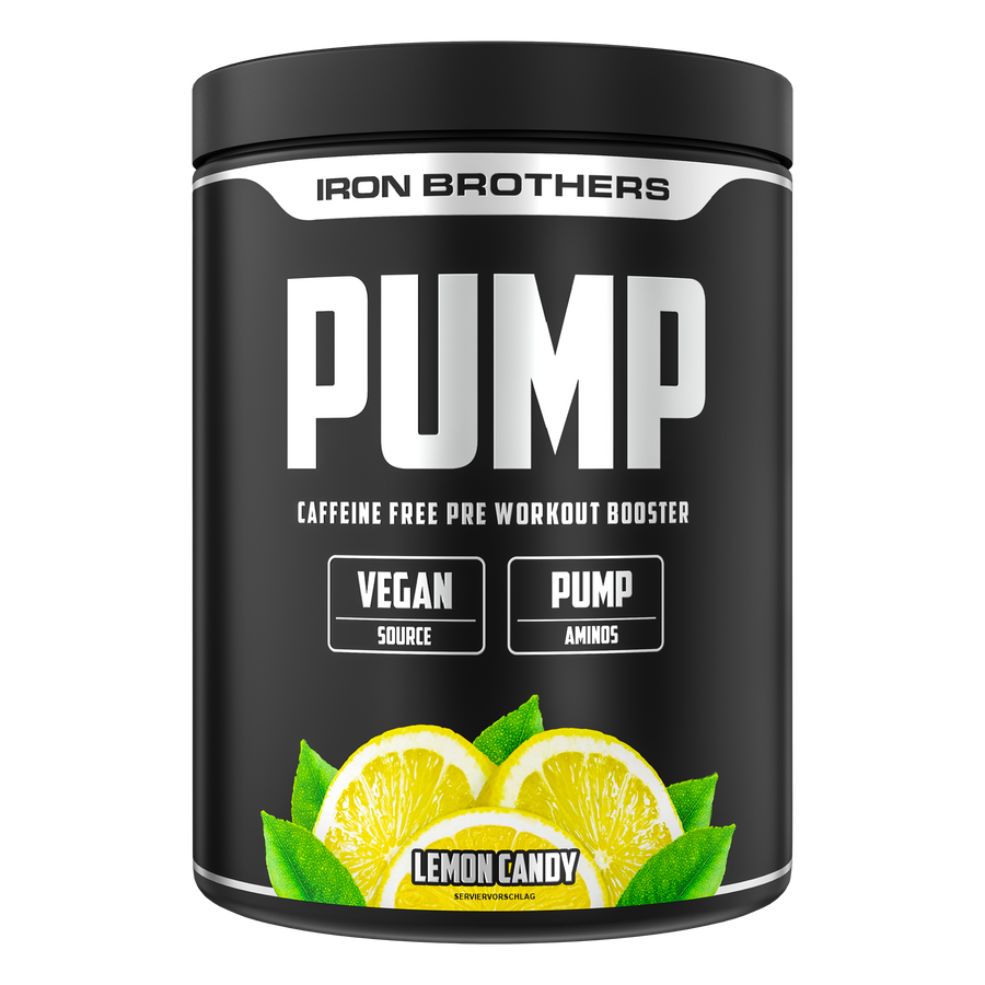 Pump Fuel 400g Caffeine Free Pump Pre Workout Booster Iron Brothers