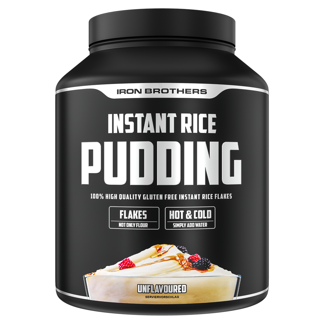 Instant Rice Pudding von Iron Brothers - 100% High Quality Gluten Free Instant Rice Flakes - Neutral