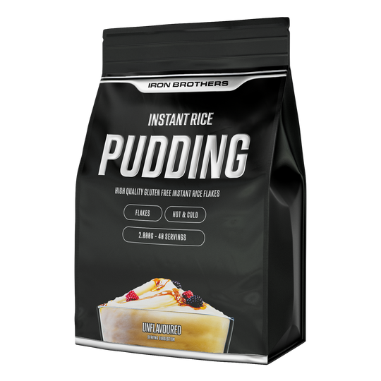 Instant Rice Pudding von Iron Brothers - 100% High Quality Gluten Free Instant Rice Flakes - Neutral