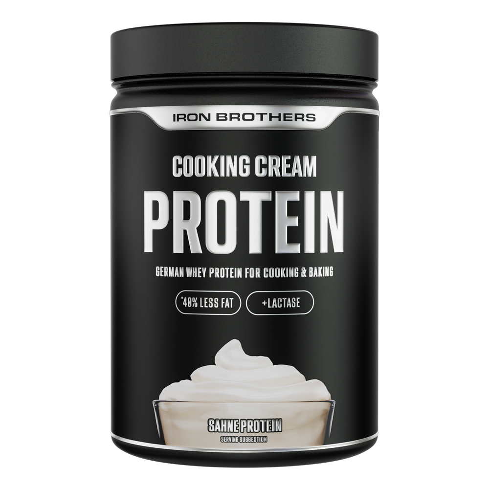Sahne Protein Made in Germany von Iron Brothers zum Kochen #geschmack_sahne