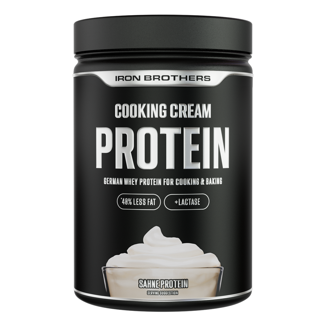 Sahne Protein Made in Germany von Iron Brothers zum Kochen #geschmack_sahne