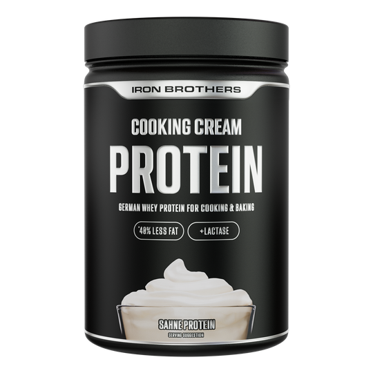 Sahne Protein Made in Germany von Iron Brothers zum Kochen #geschmack_sahne