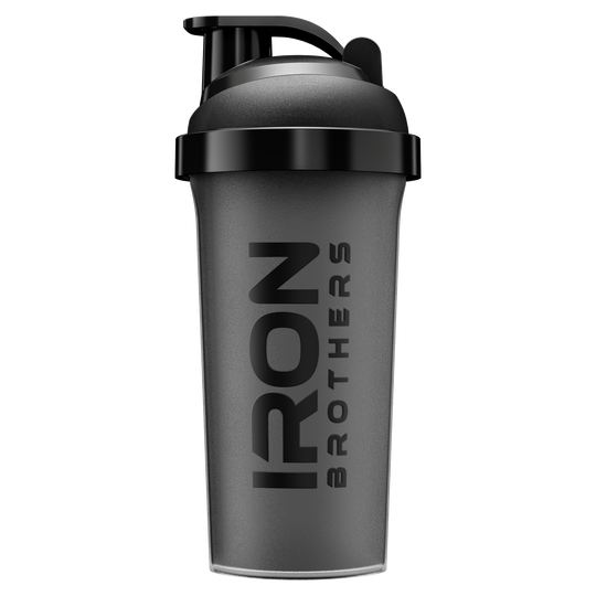 Iron Brothers Premium Shaker 700 - Shaker für Protein Shakes, Sportnahrung und Supplements - Black Shadow Design