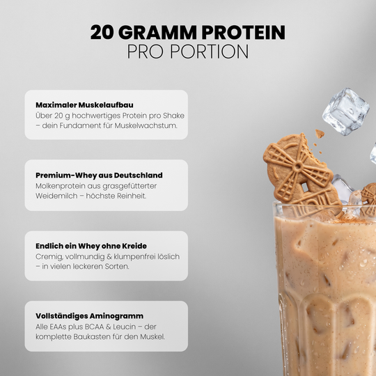 Whey Protein (Winter Edition) von Iron Brothers - Spekulatius Geschmack - Vorteile #geschmack_spekulatius