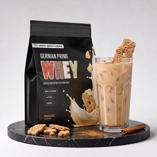 Whey Protein (Winter Edition) von Iron Brothers - Spekulatius Geschmack - Qualität und Geschmack #geschmack_spekulatius