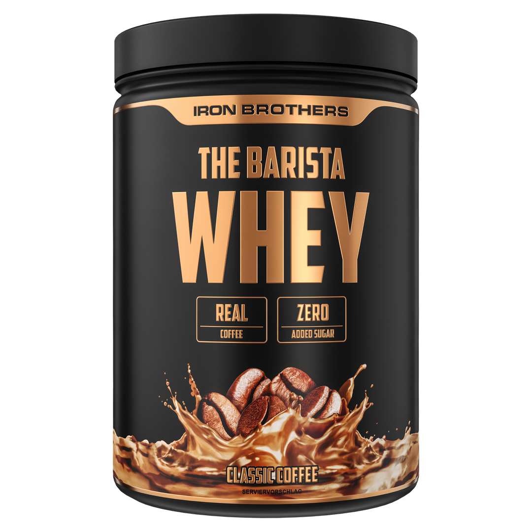 Iron Brothers The Barista Whey - Protein Kaffee Classic Coffee Geschmack 908g Dose, Kaffee Protein