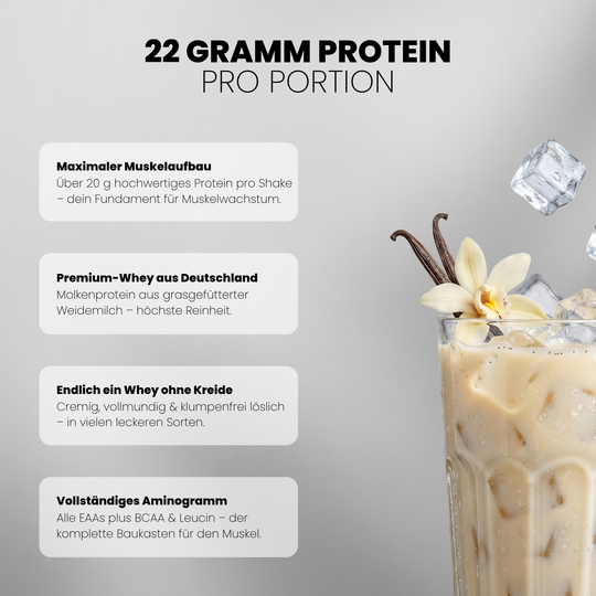 Whey Protein Doppelpack von Iron Brothers Vanilla Cream - Vanille Geschmack - Vorteile #geschmack_vanilla-cream