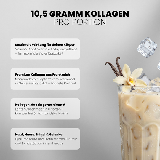 Collagen Advanced Doppelpack von Iron Brothers Vanilla Milkshake - Vanille Geschmack - Vorteile #geschmack_vanilla-milkshake