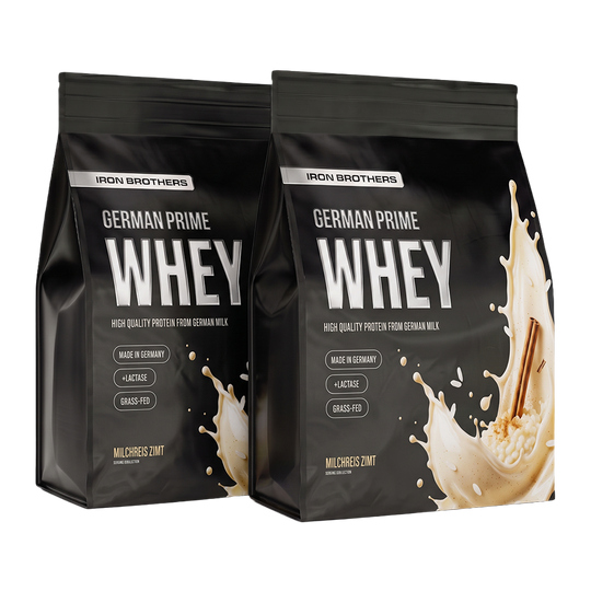 2kg Whey Protein Doppelpack von Iron Brothers Milchreis Zimt - Milchreis Geschmack #geschmack_milchreis-zimt