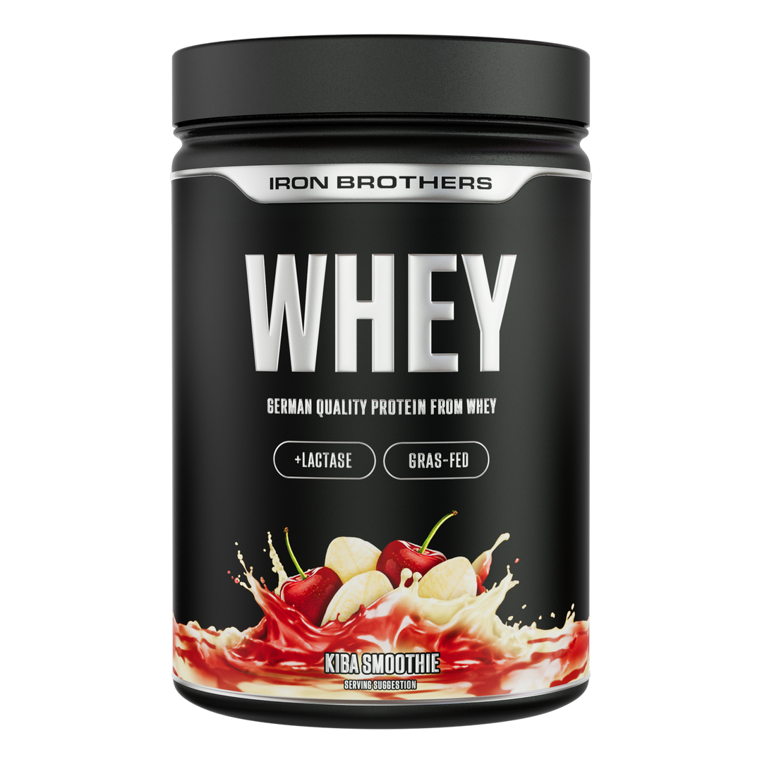 Iron Brothers Whey Protein Konzentrat Kiba Smoothie Geschmack 908g Dose, Kisch Banane