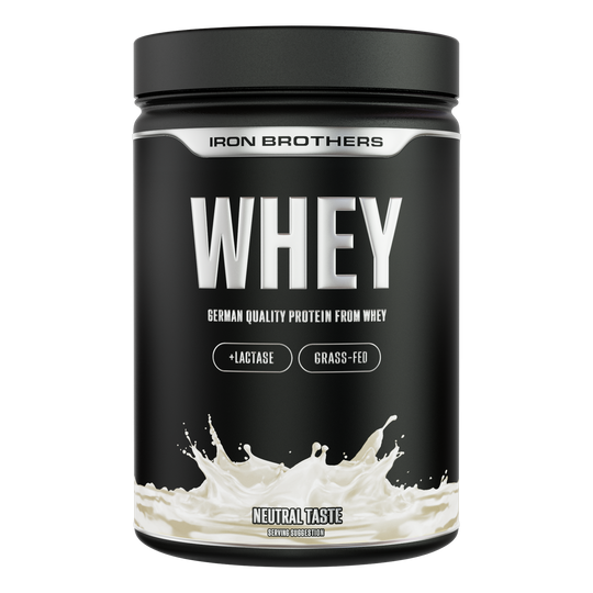 Iron Brothers Whey Protein Konzentrat Neutral Taste Geschmack 908g Dose, Neutral