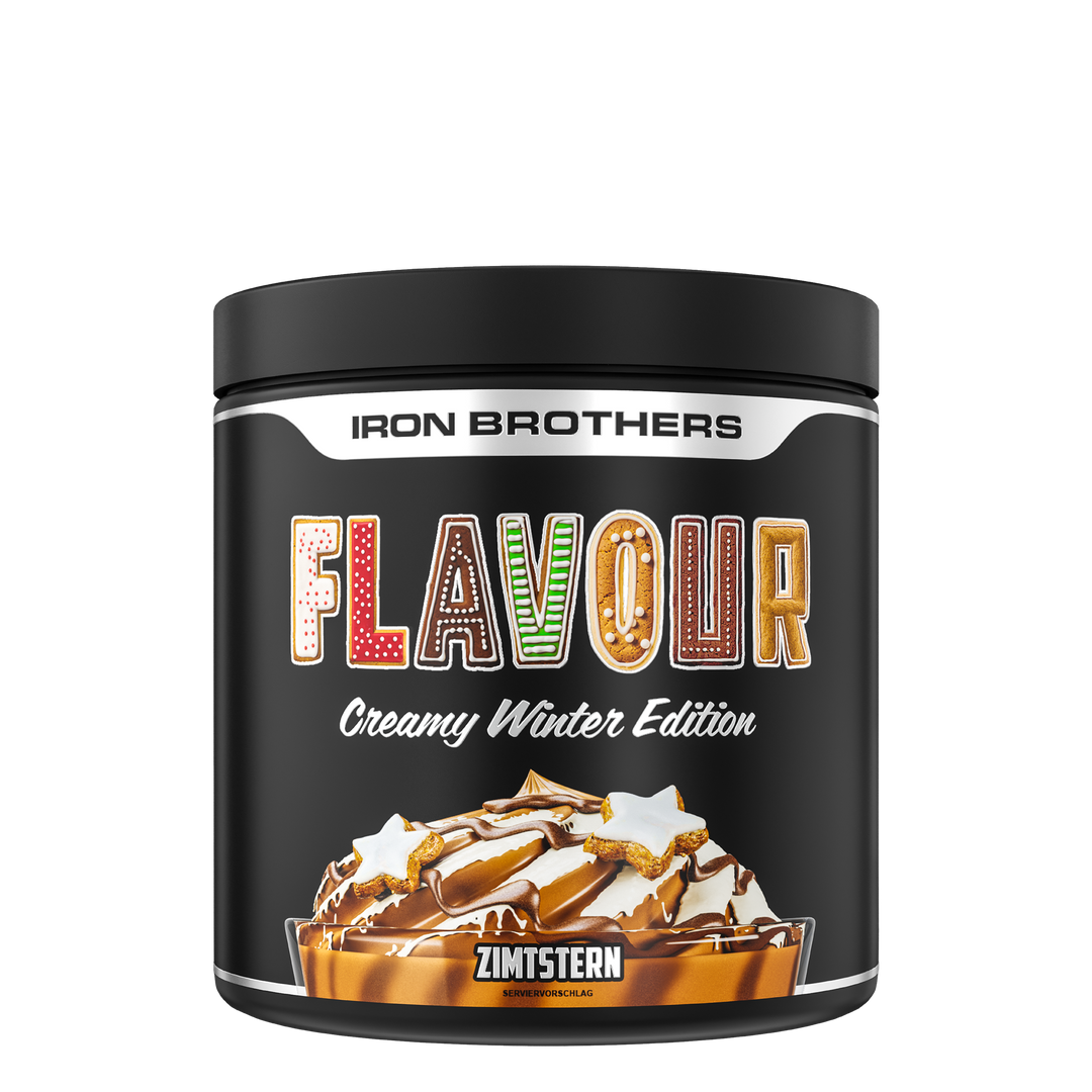 Creamy Flavour Winter Edition - Cinnamonstar Flavour 250g - Geschmackspulver Winter Geschmack Zimtstern von Iron Brothers