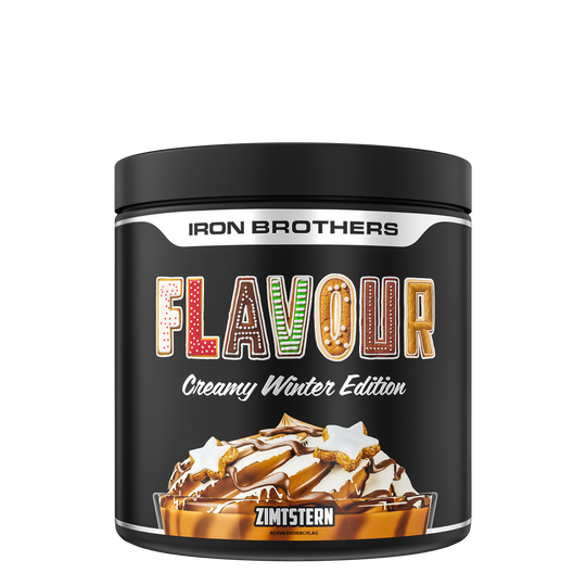 Creamy Flavour Winter Edition - Cinnamonstar Flavour 250g - Geschmackspulver Winter Geschmack Zimtstern von Iron Brothers