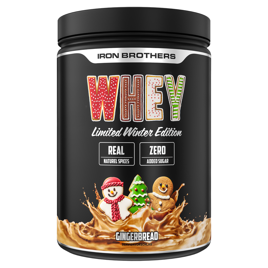 Whey Protein Winter Edition - Gingerbread Flavour 908g - Whey Protein Winter Geschmack Lebkuchen von Iron Brothers
