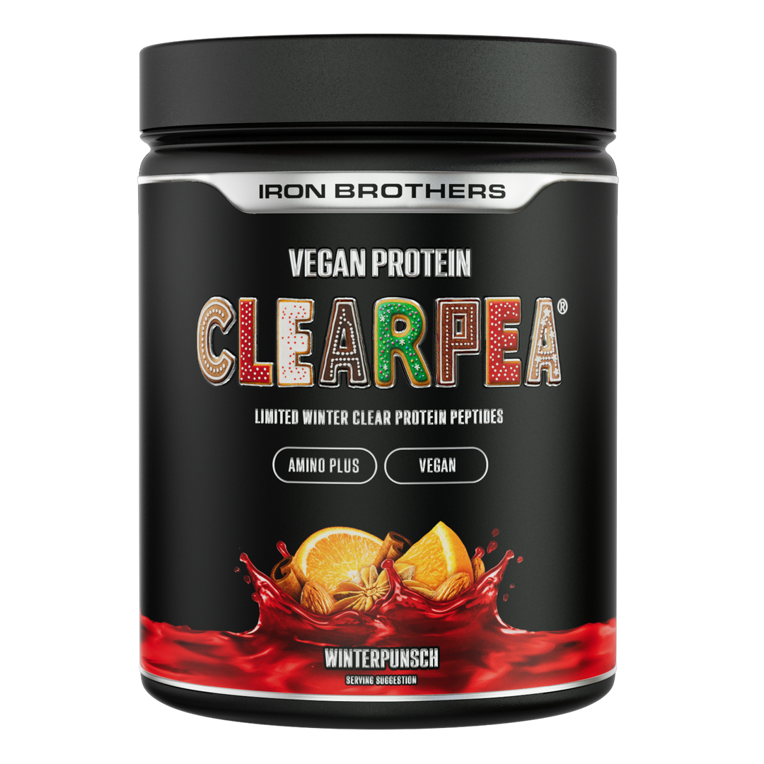 Vegan ClearPea® Protein (Winter Edition) von Iron Brothers - Winterpunsch Geschmack #geschmack_winterpunsch