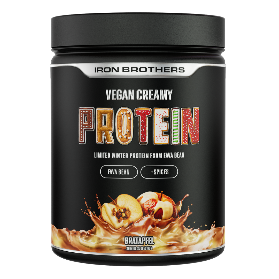Vegan Creamy Protein (Winter Edition) von Iron Brothers - Bratapfel Geschmack