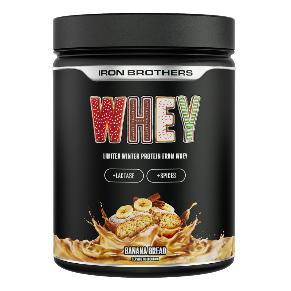 Whey Protein (Winter Edition) von Iron Brothers - Banana Bread, Bananenbrot Geschmack