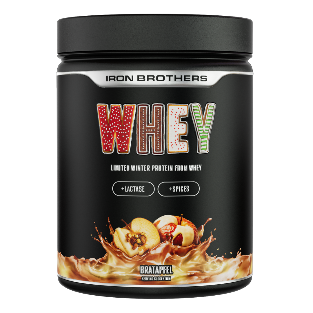 Whey Protein (Winter Edition) von Iron Brothers - Bratapfel Geschmack
