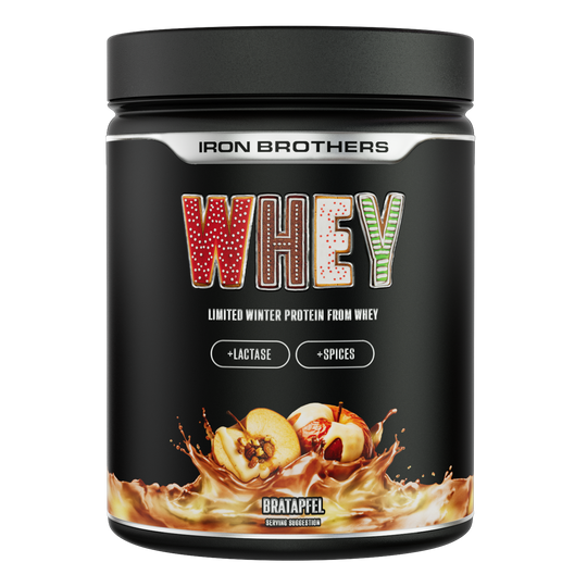 Whey Protein (Winter Edition) von Iron Brothers - Bratapfel Geschmack